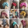 Scrunchie selectie Cora's Knit Knacks